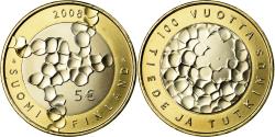 World Coins - Finland, 5 Euro, 2008, , Bi-Metallic, KM:146