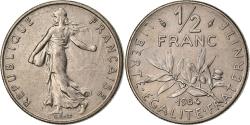 World Coins - France, 1/2 Franc, Semeuse, 1984, Paris, Nickel, , Gadoury:429