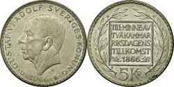 World Coins - Coin, Sweden, Gustaf VI, 5 Kronor, 1966, , Silver, KM:839