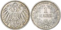 World Coins - Coin, GERMANY - EMPIRE, Wilhelm II, Mark, 1906, Munich, , Silver, KM:14