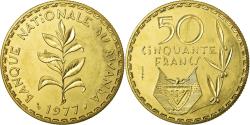 World Coins - Coin, Rwanda, 50 Francs, 1977, , Brass, KM:E7