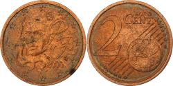 World Coins - France, 2 Euro Cent, BU, 2000, Pessac, Copper Plated Steel, , KM:1283
