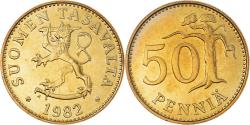 World Coins - Coin, Finland, 50 Penniä, 1982, , Aluminum-Bronze, KM:48