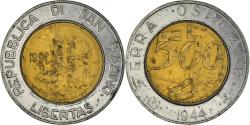 World Coins - Coin, San Marino, 500 Lire, 1991, Rome, , Bi-Metallic, KM:269