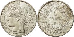 World Coins - Coin, France, Cérès, Franc, 1895, Paris, , Silver, KM:822.1