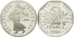 World Coins - Coin, France, Semeuse, 2 Francs, 2001, Paris, , Nickel, KM:942.2