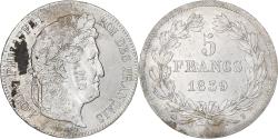 World Coins - France, Louis-Philippe, 5 Francs, 1839, Rouen, , Silver, KM:749.13