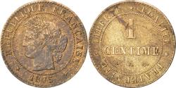 World Coins - Coin, France, Cérès, Centime, 1875, Paris, , Bronze, KM:826.1