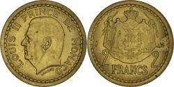 World Coins - Coin, Monaco, 2 Francs, 1943, Paris, , Cupro-Aluminium, Gadoury:MC134