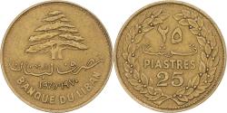 World Coins - Coin, Lebanon, 25 Piastres, 1970