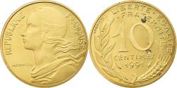 World Coins - Coin, France, Marianne, 10 Centimes, 1991, Paris, Proof,