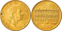 World Coins - Coin, Italy, 200 Lire, 1990, Rome, , Aluminum-Bronze, KM:135