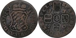 World Coins - Prince-Bishopric of Liège, John Theodore, Liard, 1750, Copper,