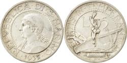 World Coins - Coin, San Marino, 5 Lire, 1935, Rome, , Silver, KM:9
