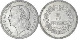 World Coins - Coin, France, Lavrillier, 5 Francs, 1946, Paris, , Aluminum, KM:888b.1