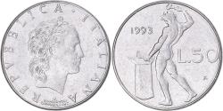 World Coins - Coin, Italy, 50 Lire, 1993