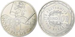 World Coins - France, 10 Euro, Nord-Pas-de-Calais, 2010, Paris, Silver, , Gadoury:EU399,