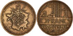 World Coins - Coin, France, Mathieu, 10 Francs, 1977, Tranche A, , Nickel-brass
