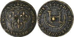 World Coins - France, Token, Henri II, Cour des Monnaies de Paris, Brass,