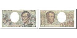 World Coins - France, 200 Francs, Montesquieu, 1989, AU(55-58), Fayette:70.9, KM:155c