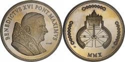 World Coins - VATICAN CITY, Medal, Le Pape Benoit XVI, 2005, Copper-nickel, Proof, ESSAI