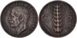 World Coins - Coin, Italy, 5 Centesimi, 1930