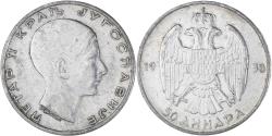 World Coins - Coin, Yugoslavia, Petar II, 50 Dinara, 1938, , Silver, KM:24