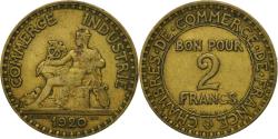 World Coins - Coin, France, Chambre de commerce, 2 Francs, 1920, Paris,