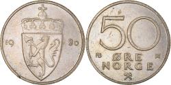 World Coins - Coin, Norway, 50 Öre, 1980