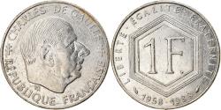 World Coins - Coin, France, Charles de Gaulle, Franc, 1988, Paris, , Nickel, KM:963