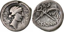 Ancient Coins - Sicinia, Denarius, 49 BC, Rome, Silver, , Crawford:440/1