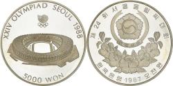 World Coins - Coin, KOREA-SOUTH, 5000 Won, 1987, BE, , Silver, KM:60