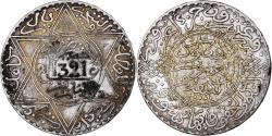 World Coins - Morocco, 'Abd al-Aziz, Rial, 10 Dirhams, 1903/AH1321, Paris, Silver,