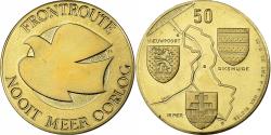 World Coins - Belgium, Token, 50 Frontroute, 1981, Copper,