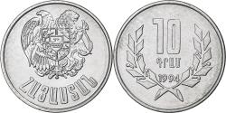 World Coins - Armenia, 10 Dram, 1994, Aluminum, , KM:58