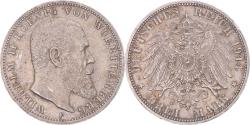 World Coins - Coin, German States, WURTTEMBERG, Wilhelm II, 3 Mark, 1914, Freudenstadt
