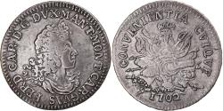 World Coins - Coin, ITALIAN STATES, MANTUA, Ferdinando Carlo, 1/2 Scudo, 1702, Mantua, Very