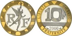 World Coins - Coin, France, Génie, 10 Francs, 2000, Paris, Proof / BE,