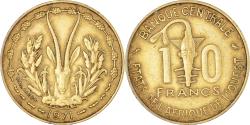 World Coins - Coin, West African States, 10 Francs, 1971