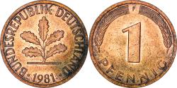 World Coins - Coin, GERMANY - FEDERAL REPUBLIC, Pfennig, 1981, Stuttgart, , Copper