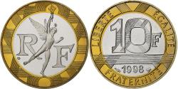 World Coins - Coin, France, Génie, 10 Francs, 1998, Paris, Proof / BE,