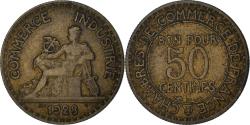 World Coins - Coin, France, Chambre de commerce, 50 Centimes, 1928,