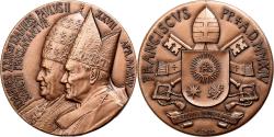 World Coins - Vatican, Medal, Canonisation de Jean XXIII et Jean-Paul II, 2014, Bronze, Longo