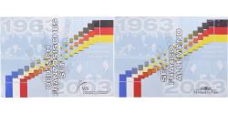 World Coins - France, Euro-Set, 1963-2003, Monnaie de Paris, SET FRANCO ALLEMAND 40 ANS DU