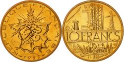 World Coins - Coin, France, Mathieu, 10 Francs, 1983, Paris, , Nickel-brass, KM:940