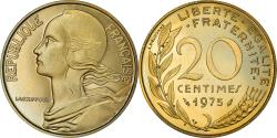 World Coins - Coin, France, Marianne, 20 Centimes, 1975, Paris, FDC,