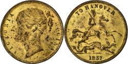 World Coins - United Kingdom, Token, Victoria, To Hanover, 1837, Brass,