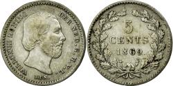 World Coins - Coin, Netherlands, William III, 5 Cents, 1869, , Silver, KM:91