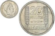 World Coins - Coin, Algeria, 20 Francs, 1949, Paris, ESSAI, , Copper-nickel, KM:E1