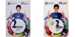 World Coins - San Marino, 2 Euro, 10 ans de l'euro, BU, 2012, Rome, Bi-Metallic,